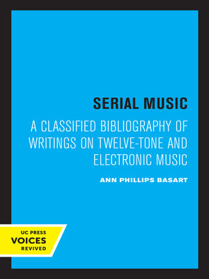 cover image of Serial Music